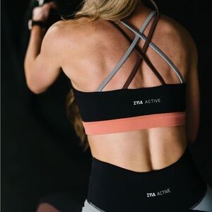 Peach Coffee Block Light n Tight Bra